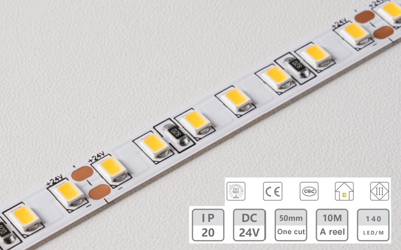 24V-8mm-140D-1W Strip a bassa tensione