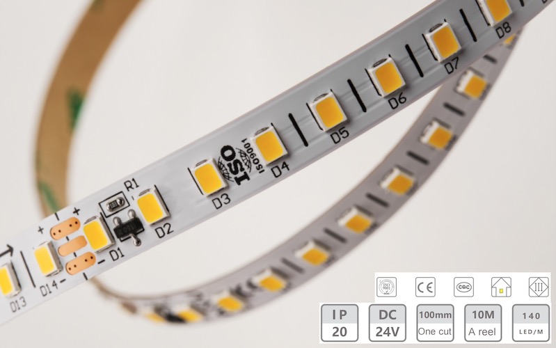 24V-8mm-140D Strip a bassa tensione